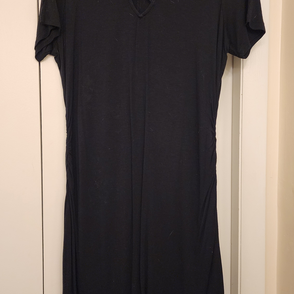 VENUS Black V-Neck Dress
